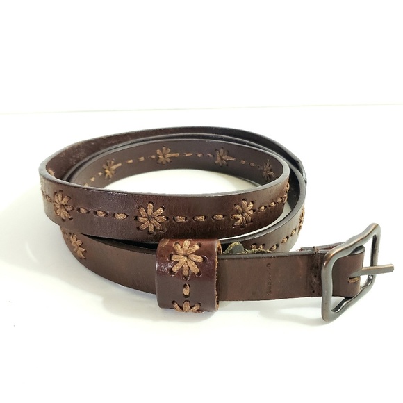 GENUINE LEATHER NWT! Women/'s BLACK Leather Belt DOCKERS WOMEN Size L